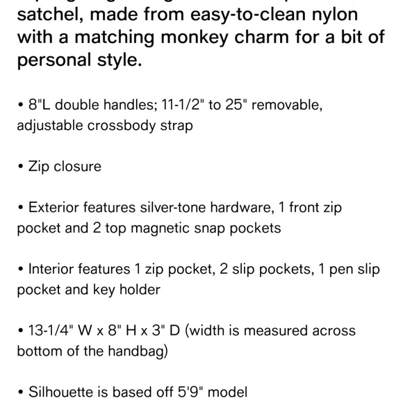 NWT Kipling Elysia bag - Picture 6 of 6